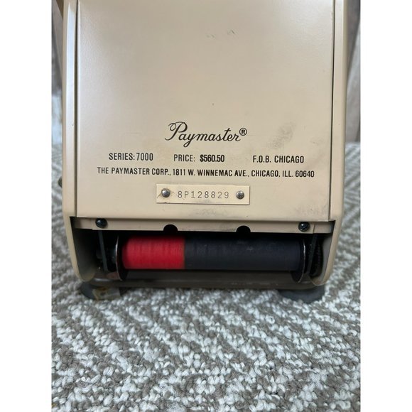 Vintage Paymaster Series 7000 - Picture 6 of 8